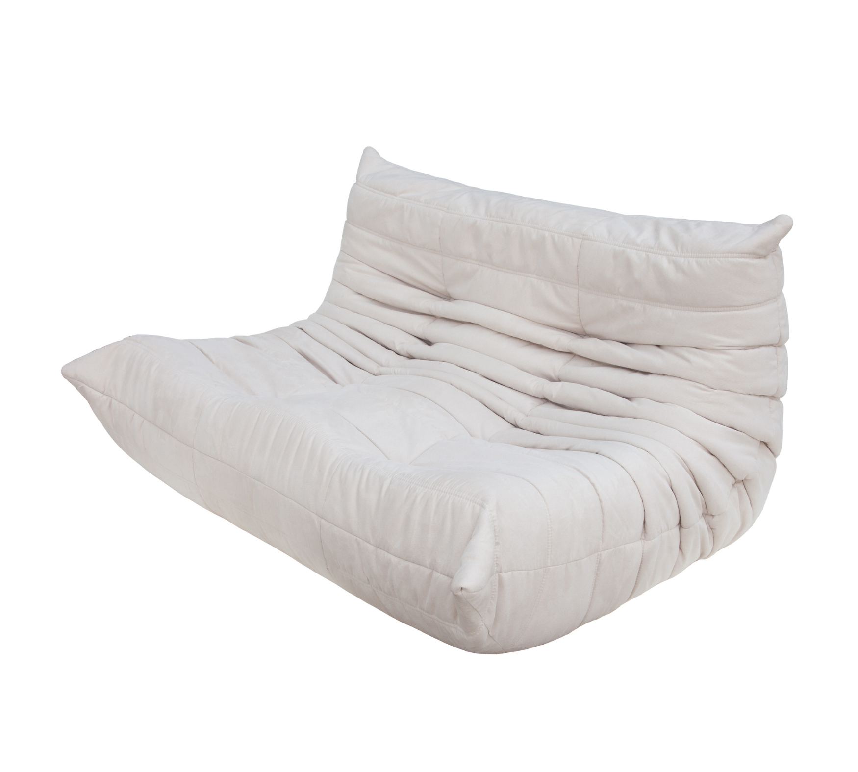 Togo Sofa 2-Sitzer Textil Off-White 1
