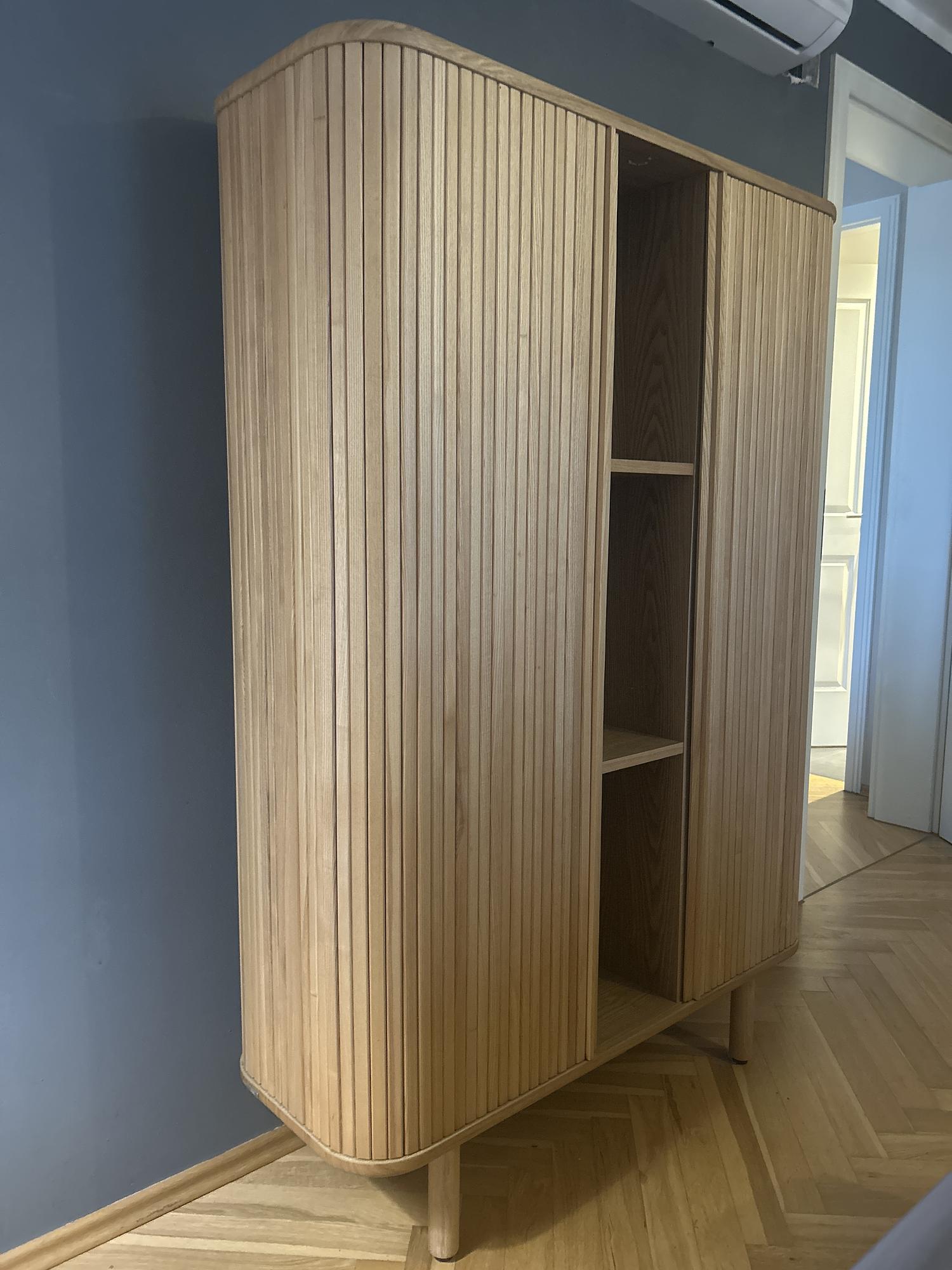 Mailen Highboard Holz Hellbraun 3