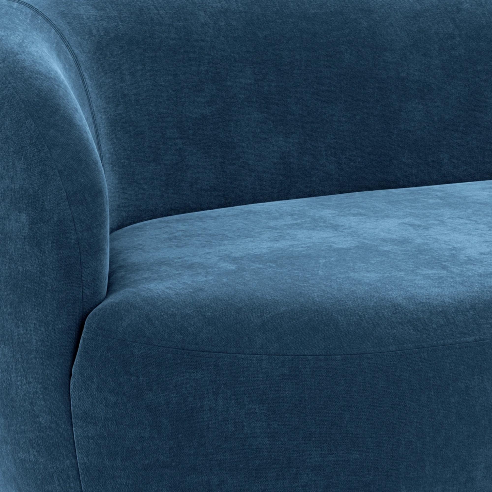 Rose Sofa 2,5-Sitzer Links Planet Legion Blue  6