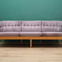 Vintage Sofa Velvet Wood Purple 1970s 1