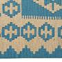 Kilim Gashgai Teppich Blau 1