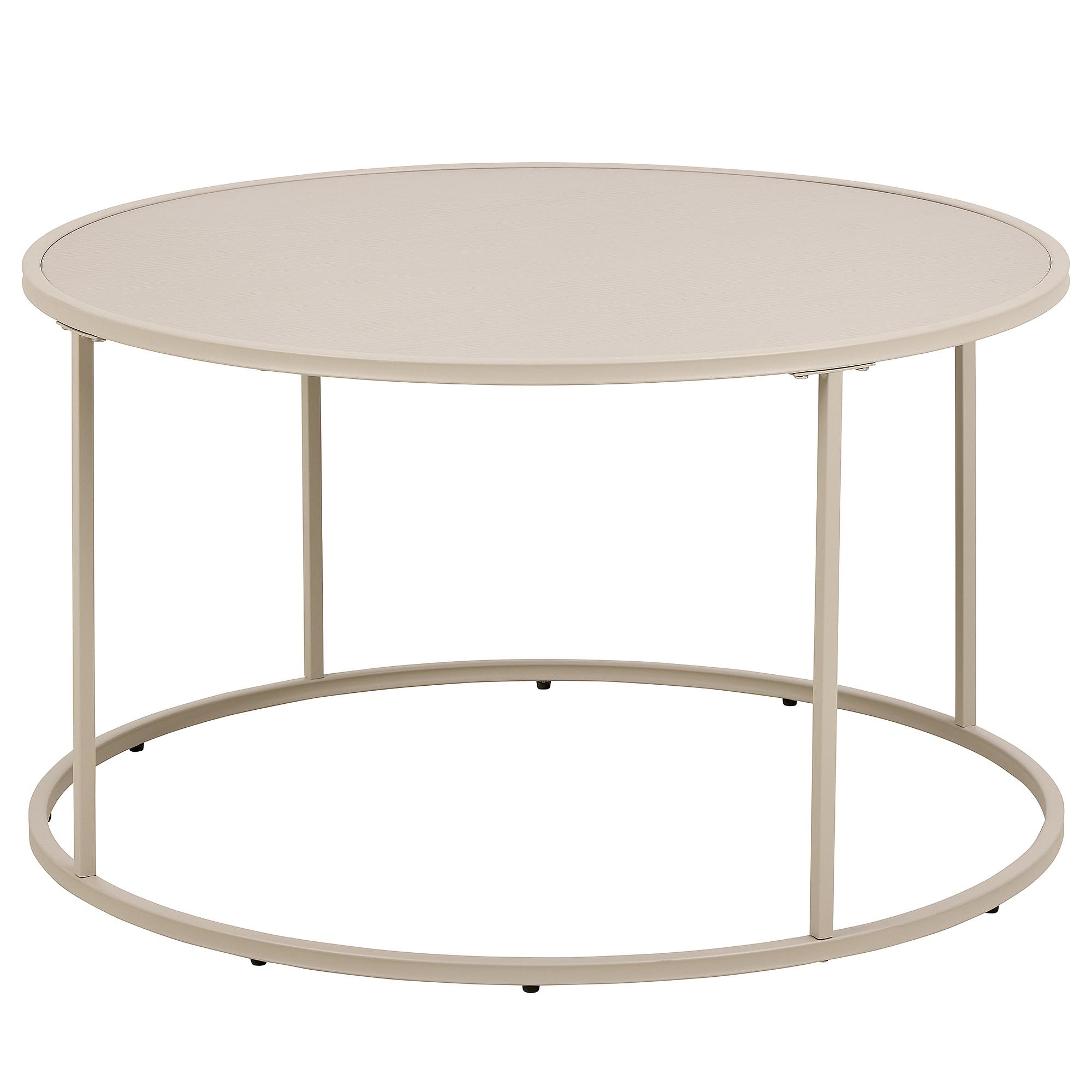 Coogee Couchtisch Sandgrau Ø80cm 0