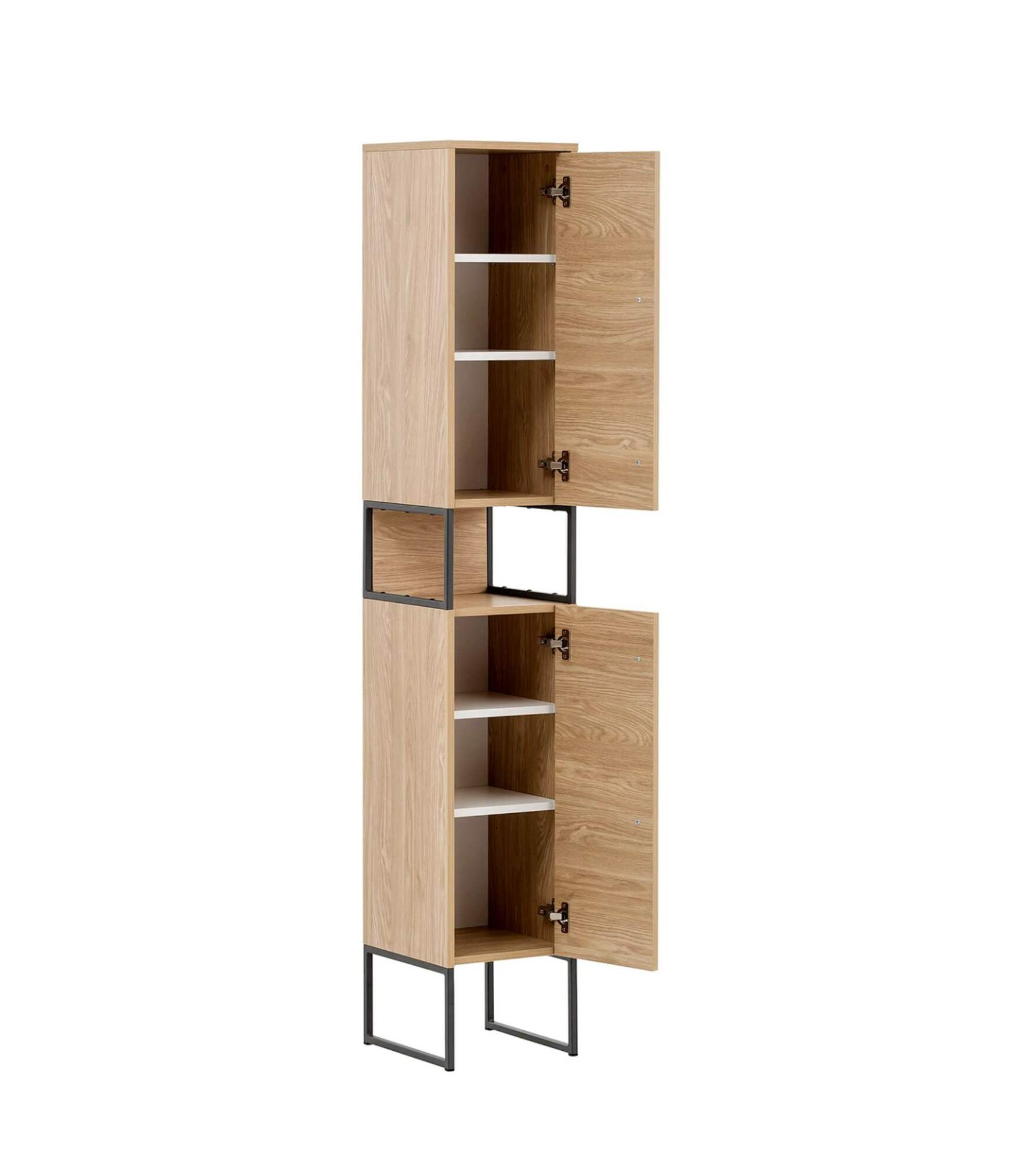 Badschrank Eiche Dekor Hell 2