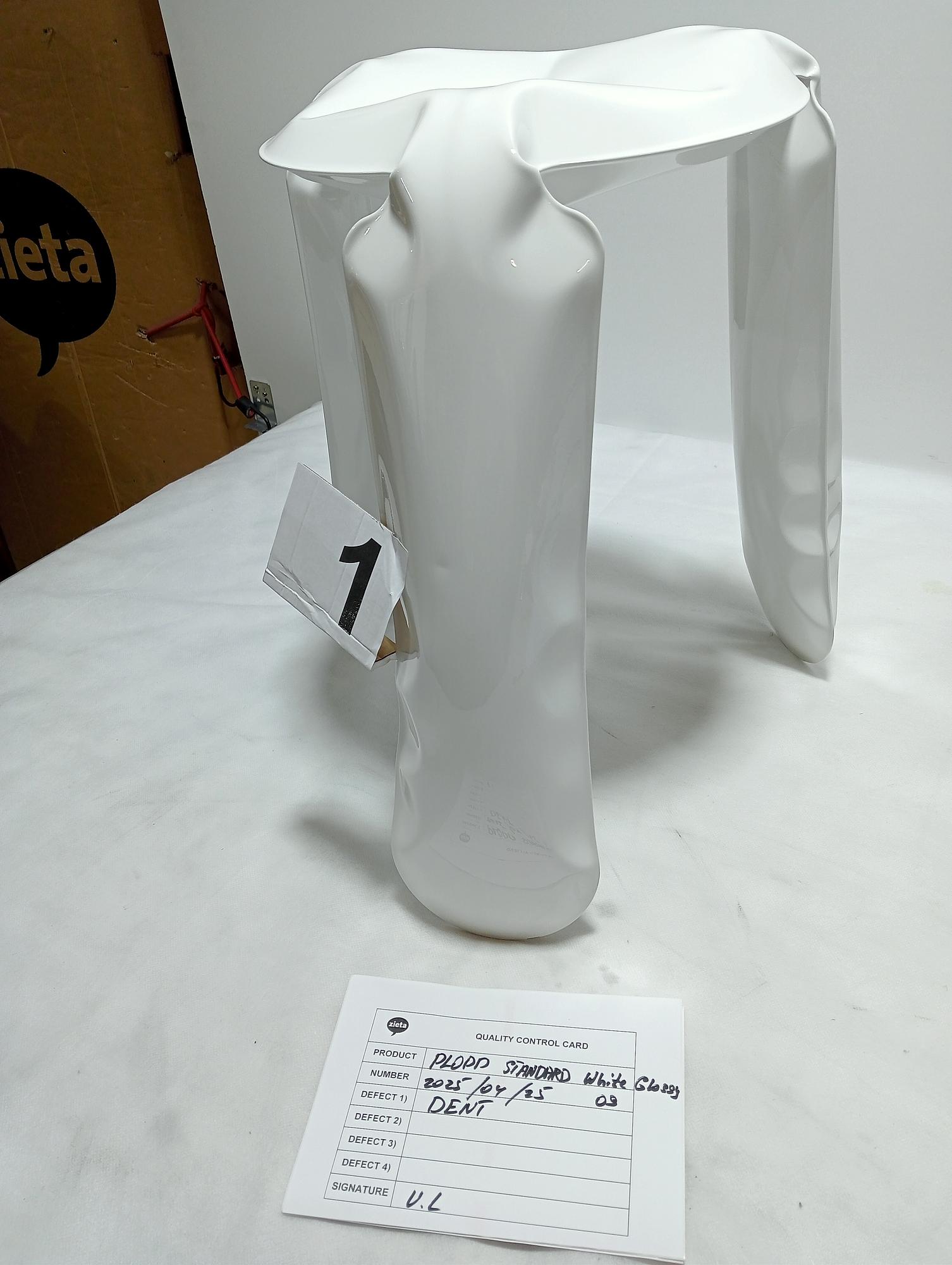 Plopp Standard Stool Steel White 2