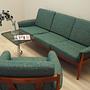 Living room set green 1960s 5