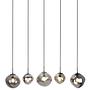 Pendant light Smoked glass Grey 0
