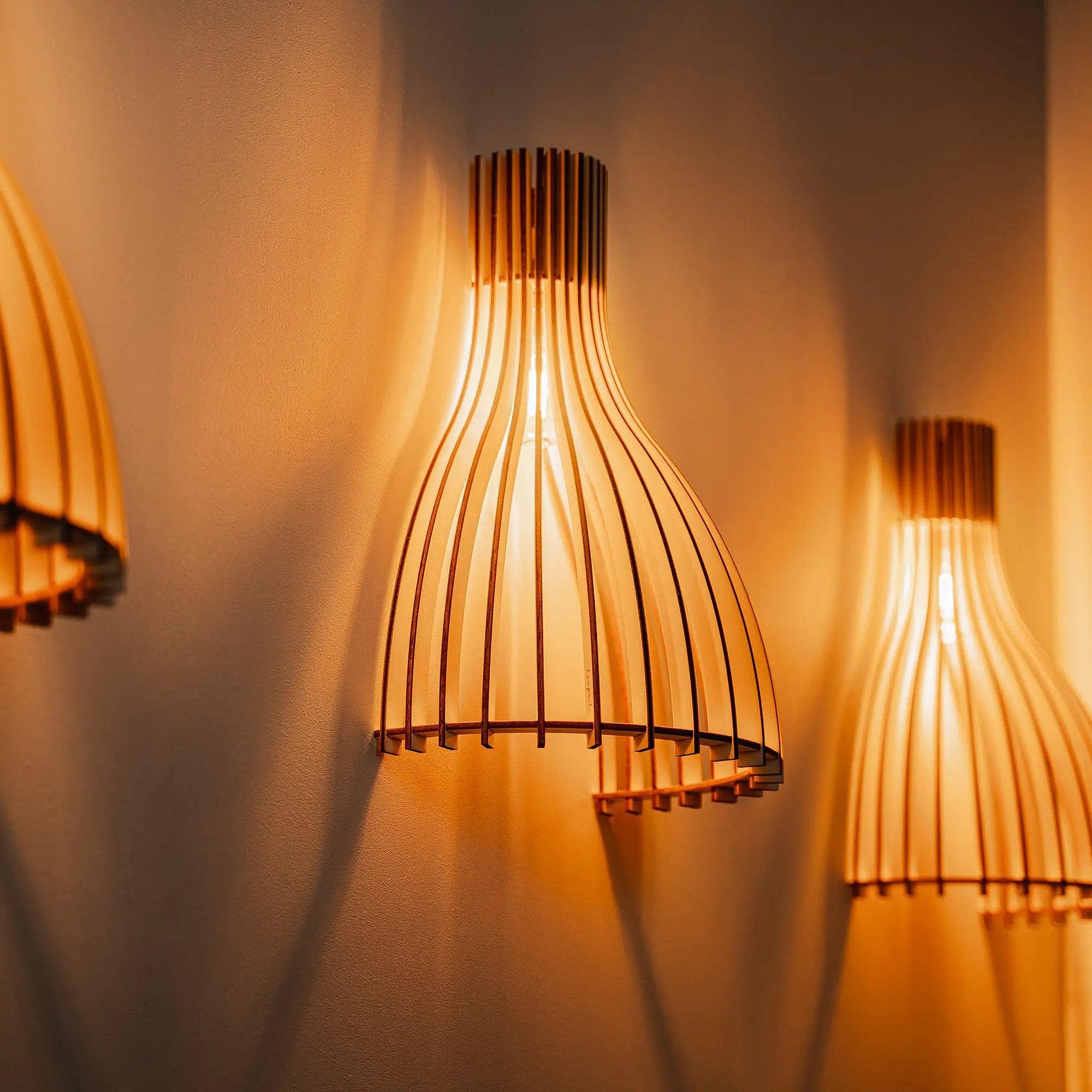 Ariel Wandlampe Holz 0