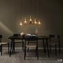 MOME Pendant Light 5-light Smoked Glass Grey 3