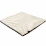 Nordic Flower Rug Wool Beige 200 x 300 cm 1
