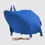 Sparschwein aus 100% Recyceltem Leder aus Spanien Blau 0