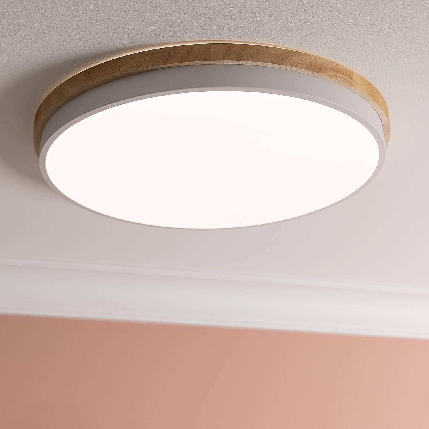 LED-Deckenleuchten Baarlo Typ B Braun Ø 50cm 0