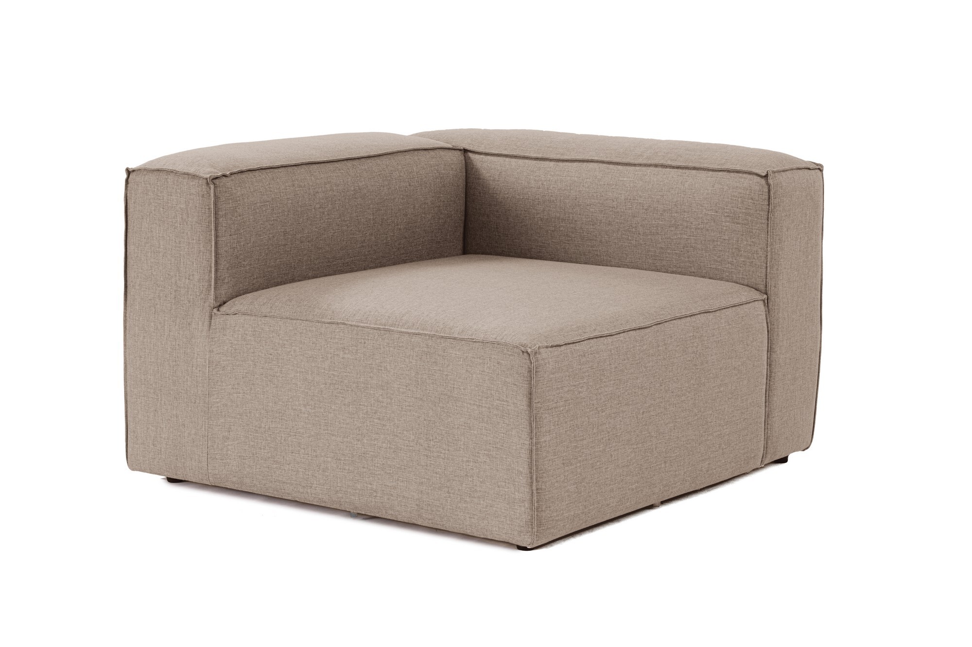 Modular sofa Left 1-seater Brown 1