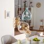 Pendant lamp Brooklyn II Metal / Glass 5-flame 3