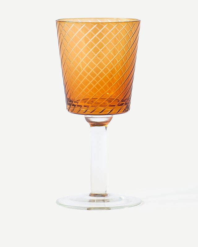 6x Library Wineglass-Set Glas Mehrfarbig 3