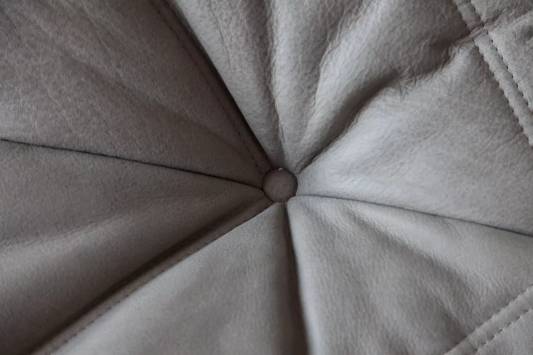 Togo Corner Sofa Madras Leather Ash Grey 8