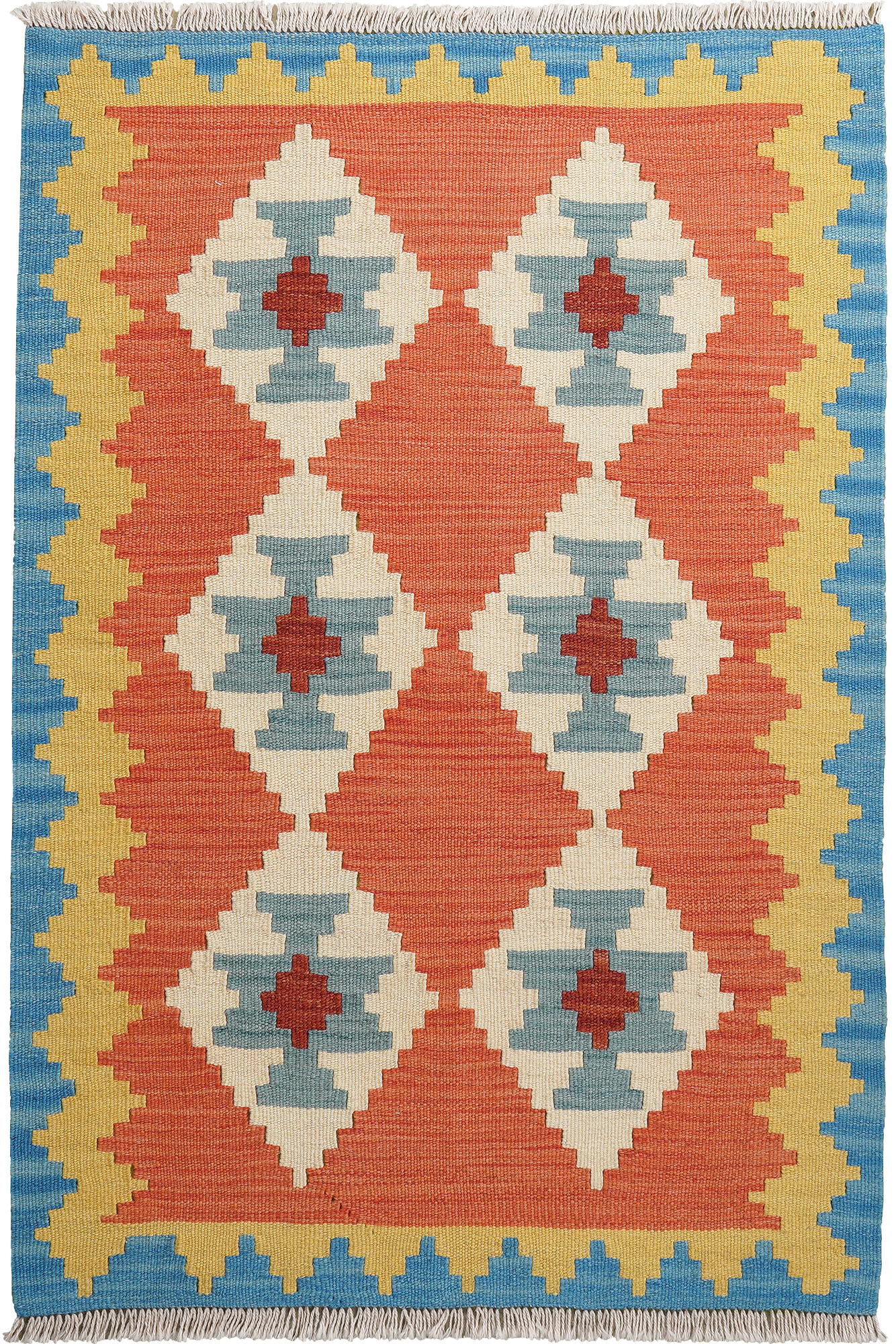 Kilim Gashgai Teppich Mehrfarbig 0