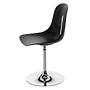 GOTHAM/T Swivel chair Polyurethane Metal Black 0