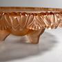 Vintage Pelikan Bowl Rosaline Pressed Glass 1930s 2