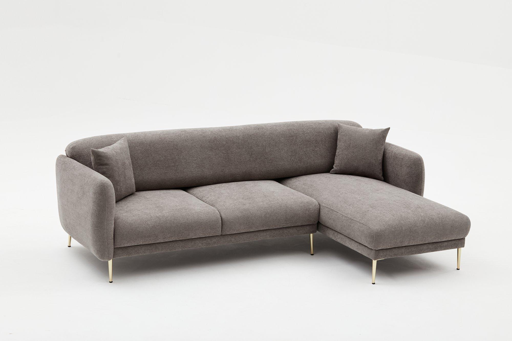 Simena Sofa Récamiere Rechts Grau 9