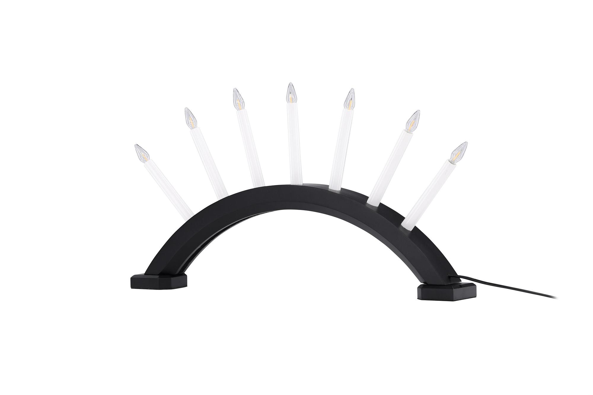 Kebnekaise Table lamp Pine wood Black White 7