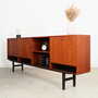 Vintage Sideboard Teakholz Braun 1970er Jahre 3