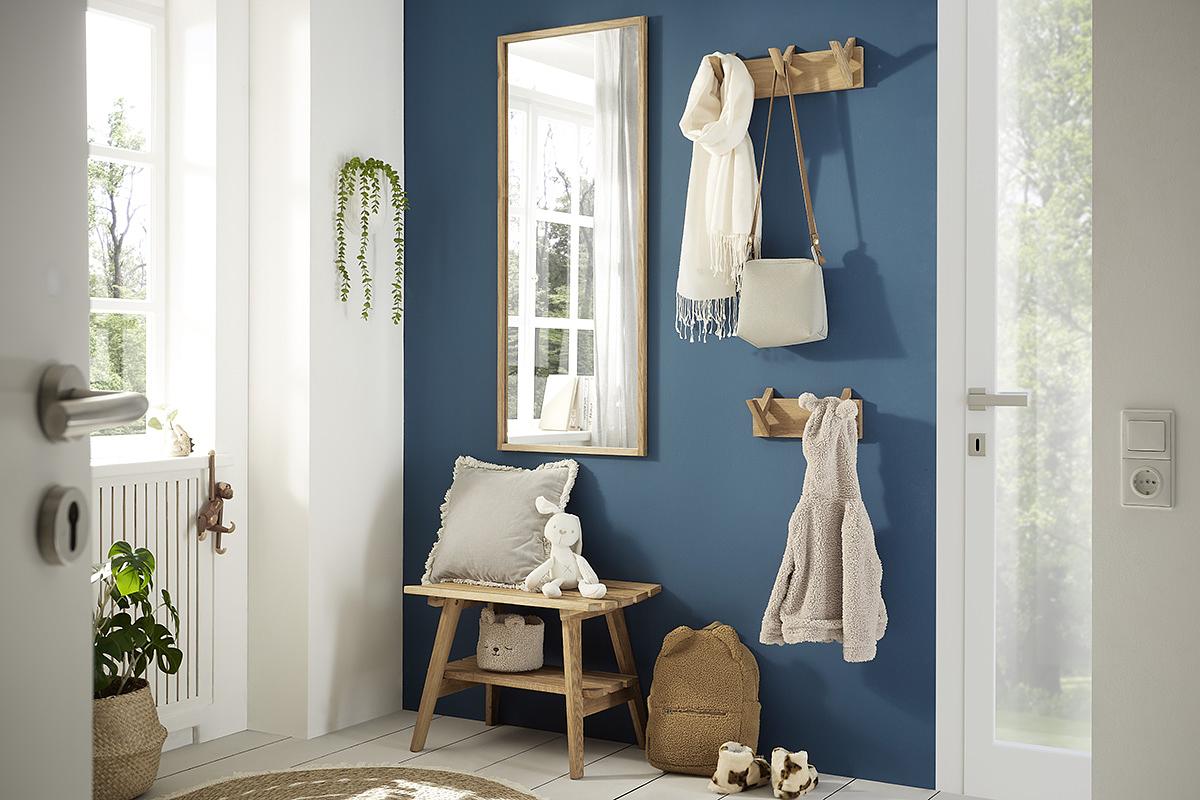 Woods Cross Garderobenleiste Eiche Massiv 2