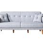 Aria Schlafsofa Set Holz Grau 5