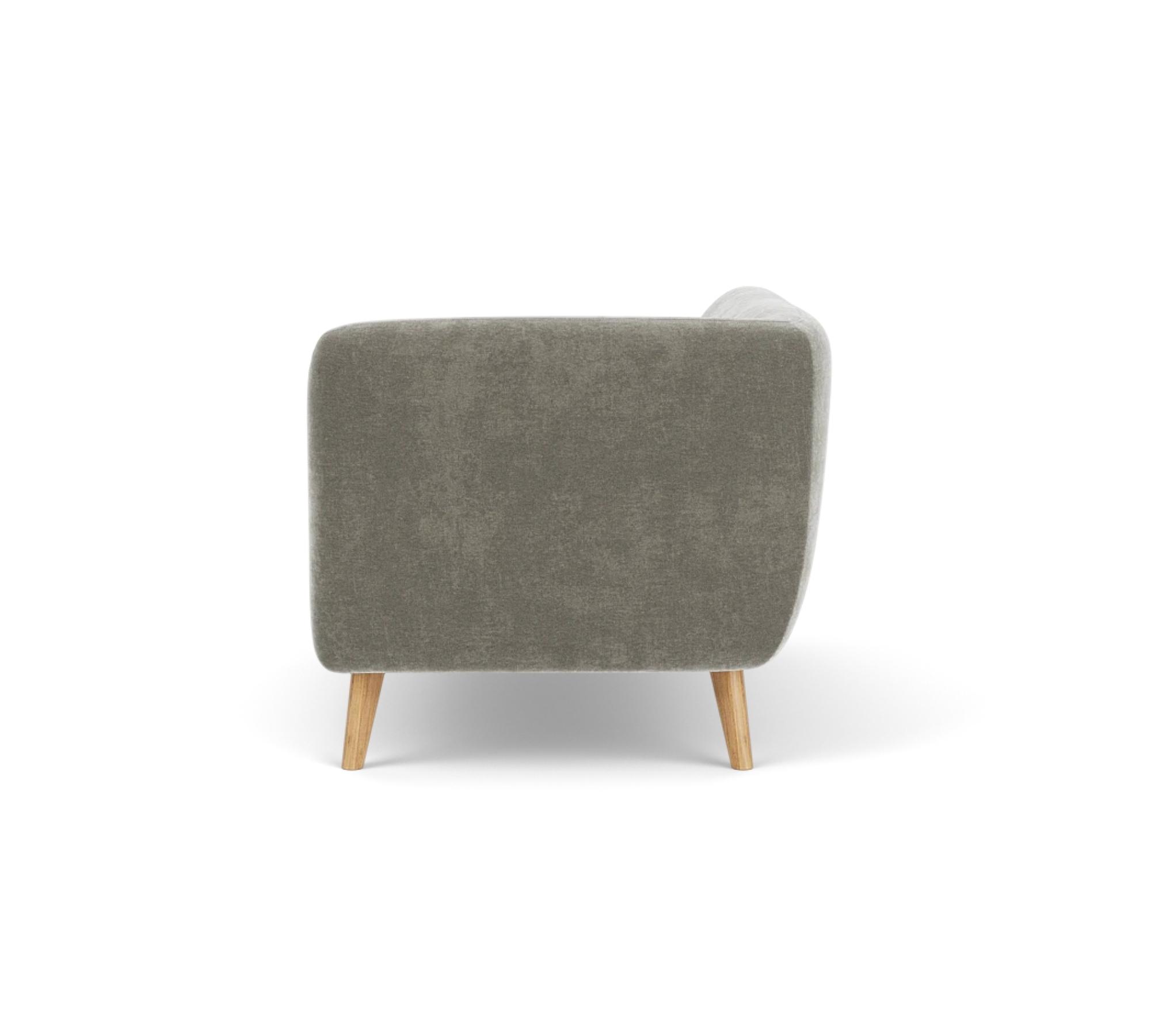Alfred Modul 2-Sitzer Rechts Planet Grey Green 3