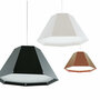 Jeanette Pendelleuchte Metall Glas Rot 1