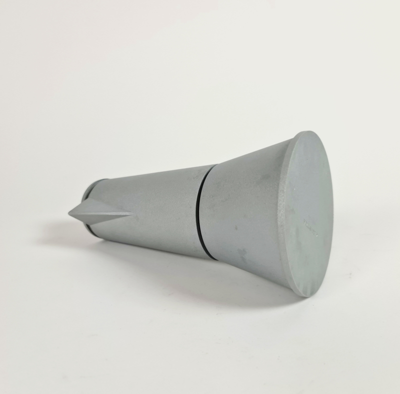 Vintage Espressomaschine Aluminium Silber 2