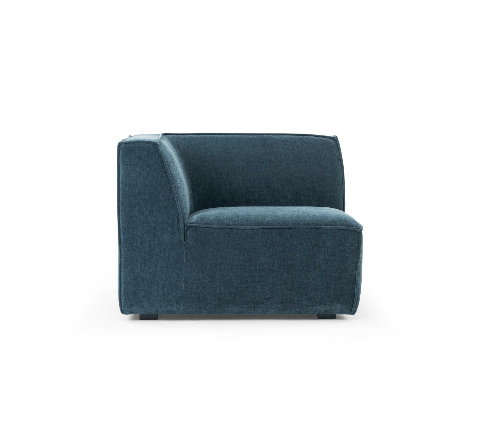 Dane 1-Sitzer Eckmodul Rechts Danny Dusty Blue 3