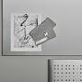 Muro Magnettafel Edelstahl Matt 50 x 60 cm 1