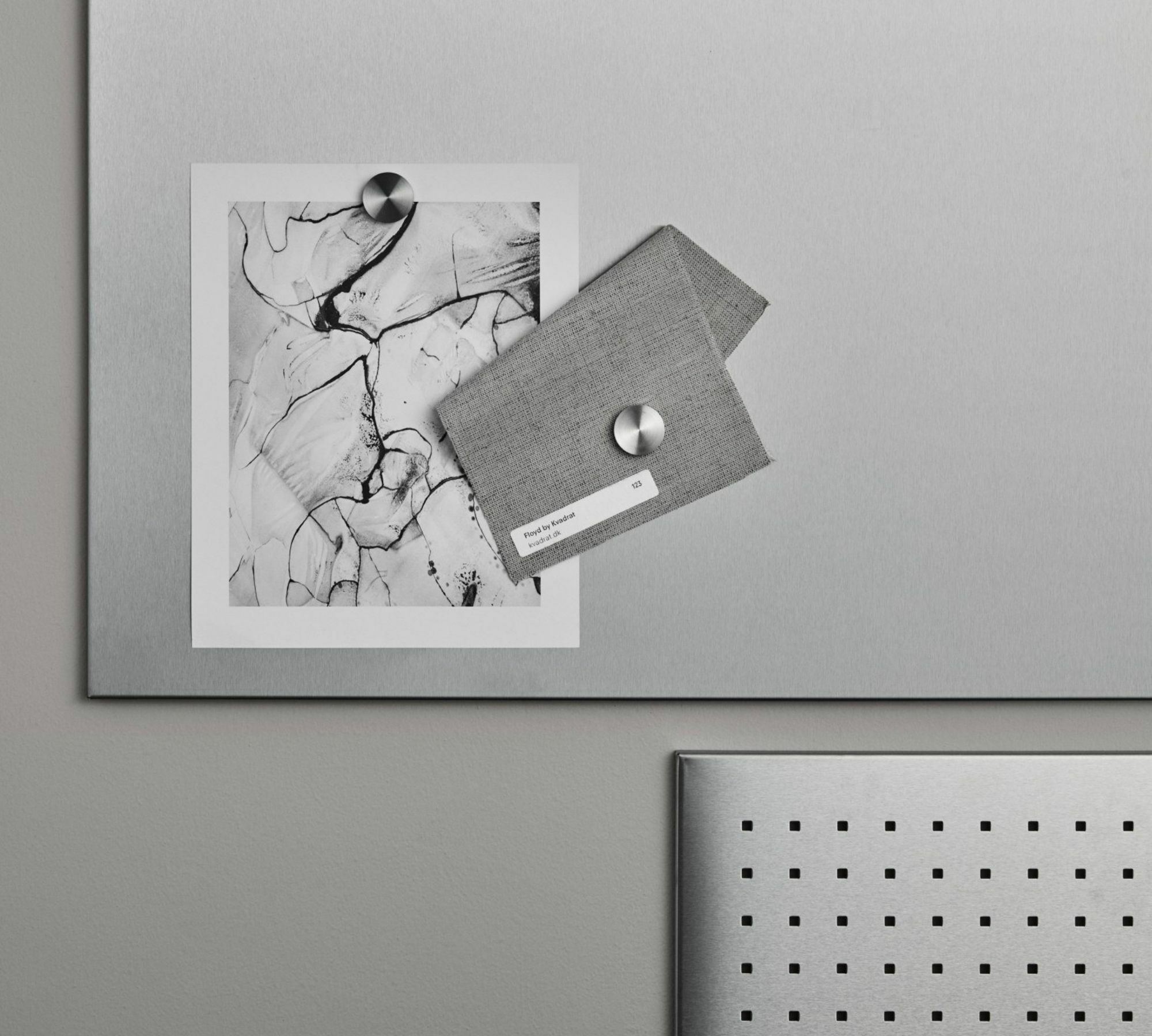 Muro Magnettafel Edelstahl Matt 50 x 60 cm 1