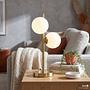 Table lamp Glena 1-light opal glass iron 3