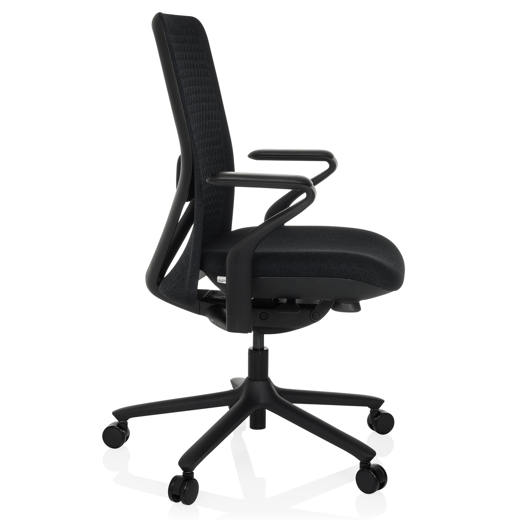 VERVIO Bürostuhl Netzstoff Schwarz 9