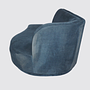 Nora 2-Sitzer Chaise Modul Rechts Danny Dusty Blue 7