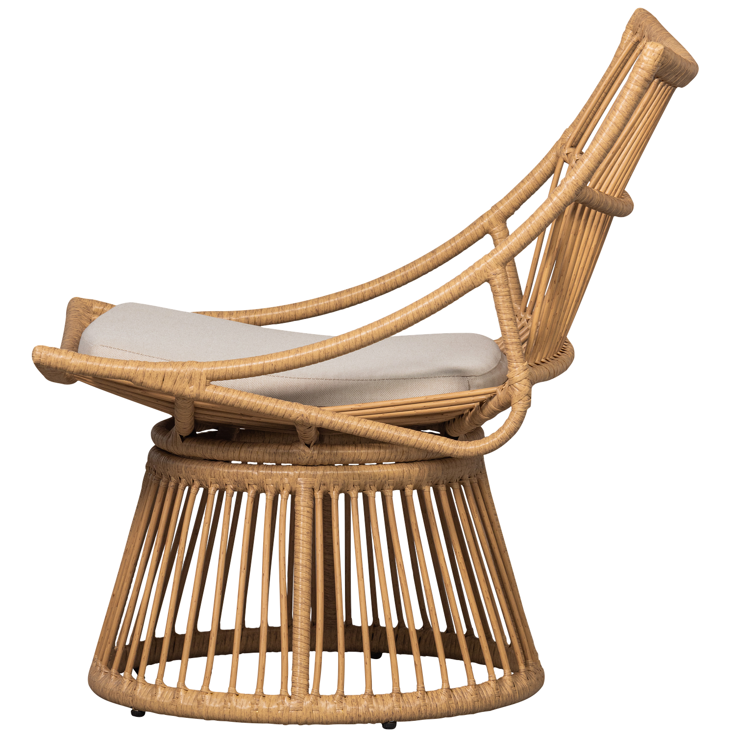 Alatna Garten Korbessel Braun 4