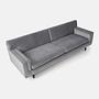 Helsinki Sofa 4-Sitzer Samt Silber 3