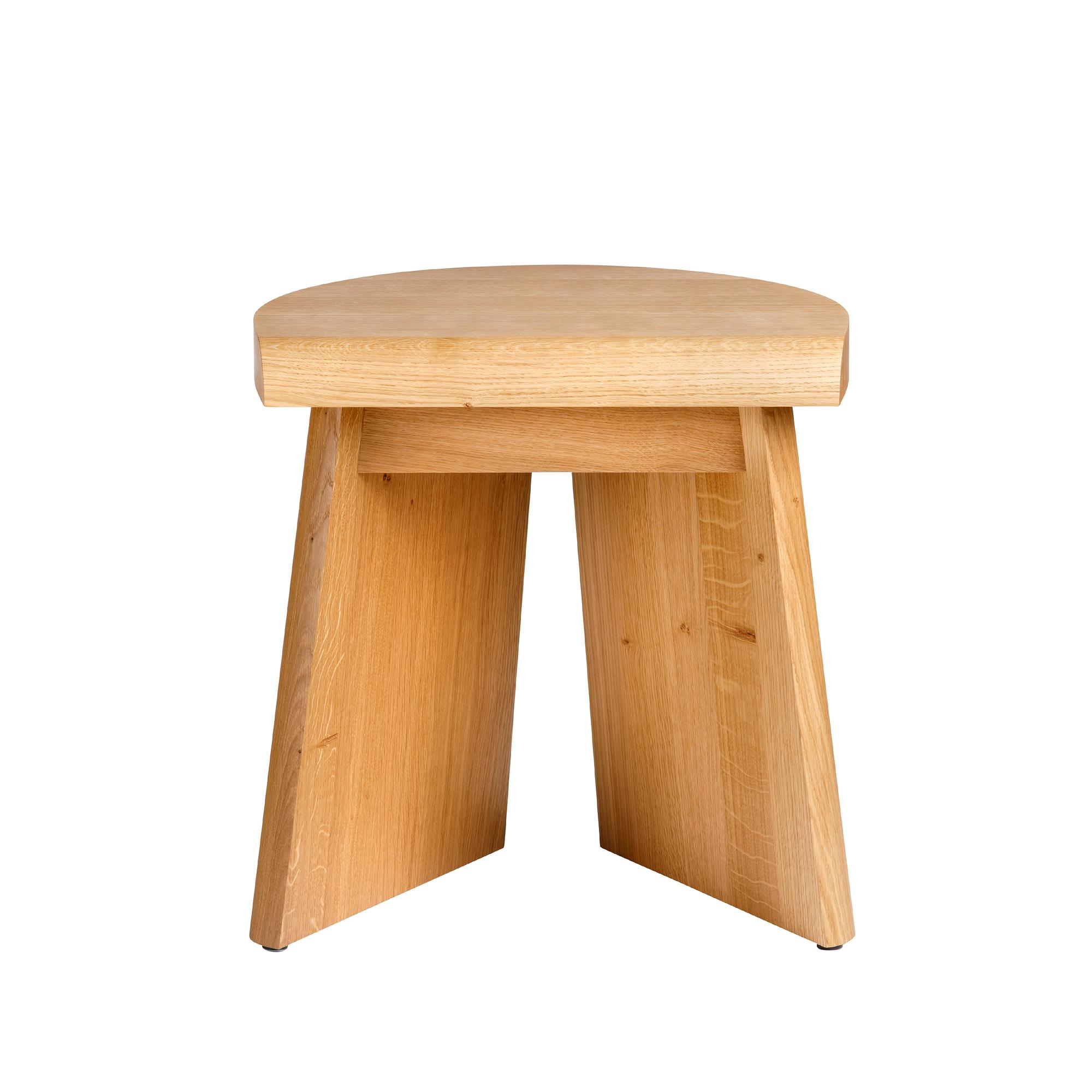 PORTAO Hocker Eichenholz Geölt 3