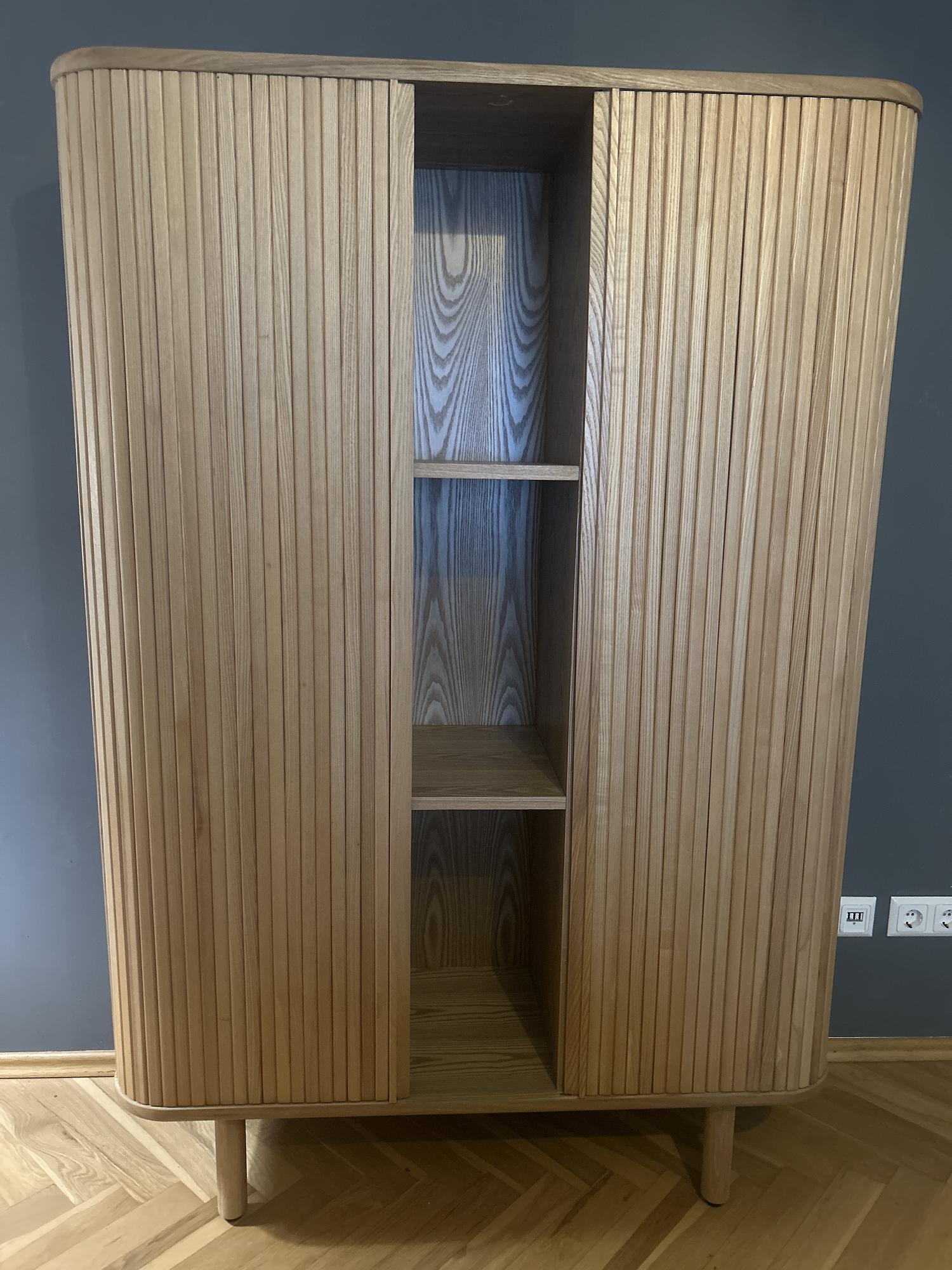 Mailen Highboard Holz Hellbraun 5