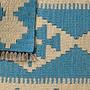Kilim Gashgai Teppich Blau 4