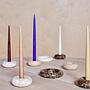 Savi Kerzenständer Klein Marmor Beige 2