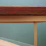 Tavolino vintage legno metallo marrone anni '70 5