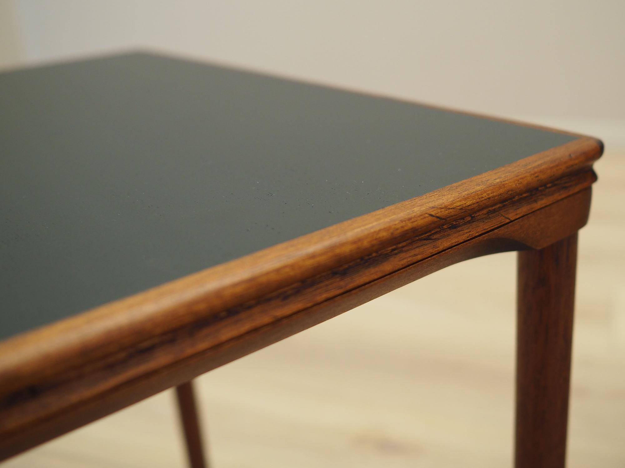 2x Side table Teak wood 1970s 7