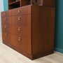 Vintage Bookshelf Teak Brown 1960s 7