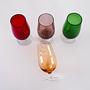 Glass Set Multicolored 1970s 5