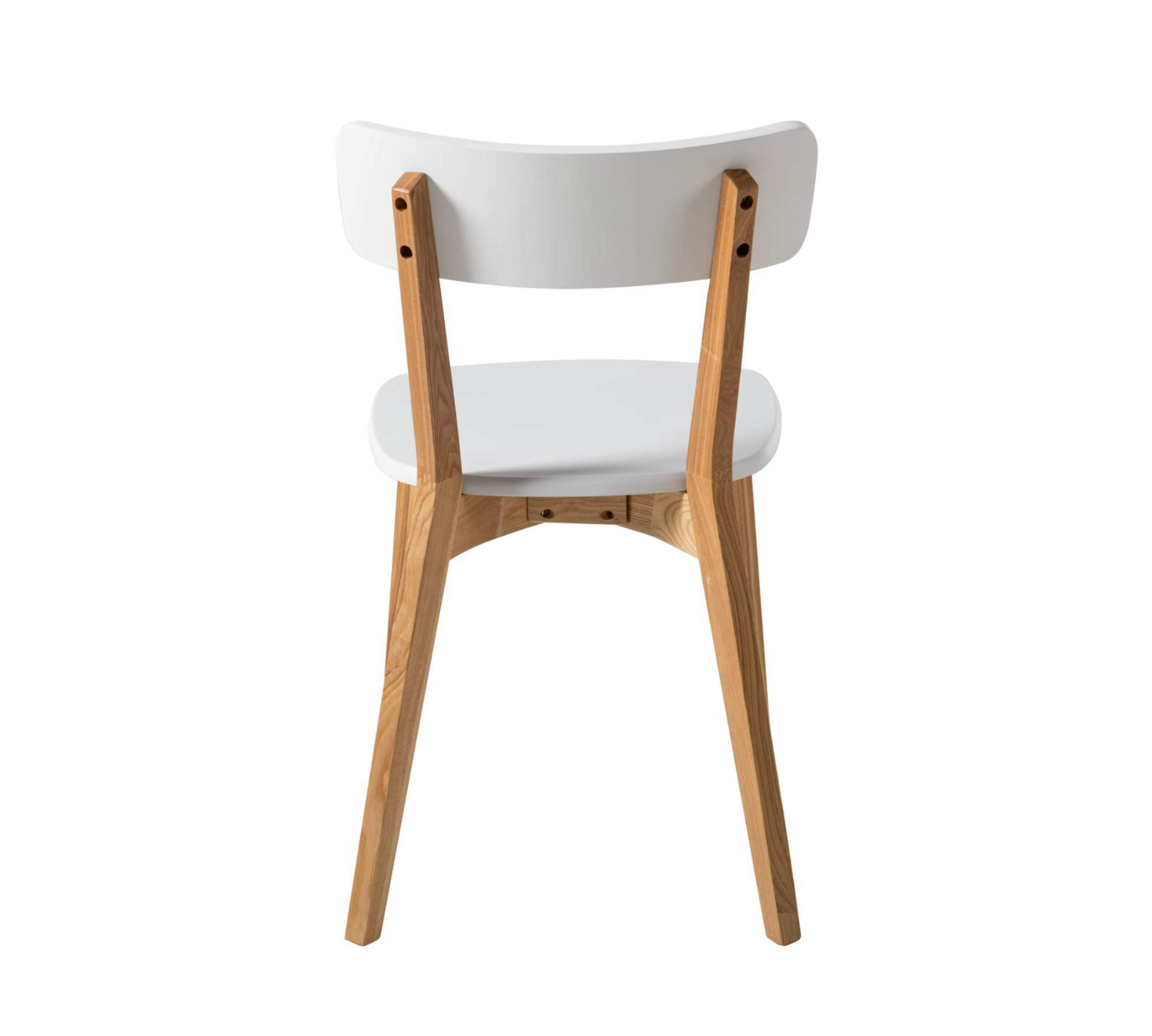 2x Dining chair Ash wood White Ash 4