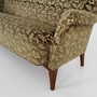 Vintage Sofa Beech wood Textile Green 1960s 6
