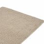 Badteppich Stoff Beige 55 x 65 cm 1