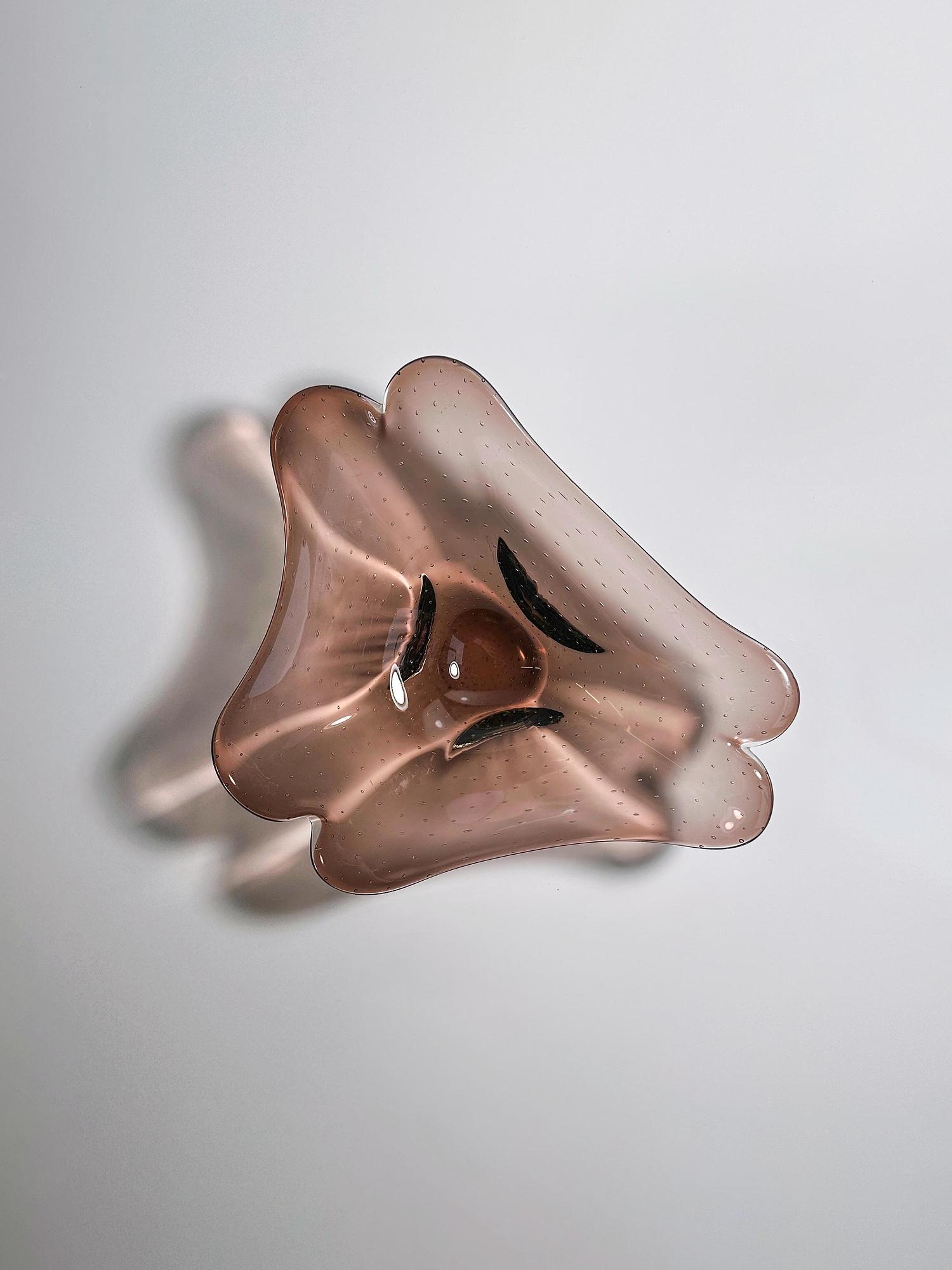 Vintage fruit bowl Murano glass 1970s 4